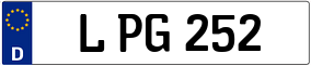 Truck License Plate
